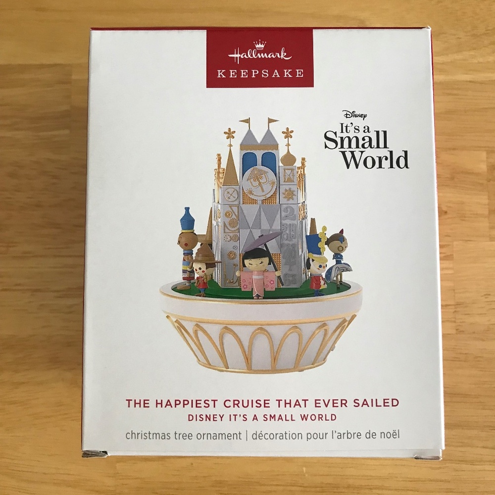 NEW ITS A SMALL WORLD HALLMARK ORNAMENT